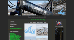 Desktop Screenshot of electricmountainbikes.com